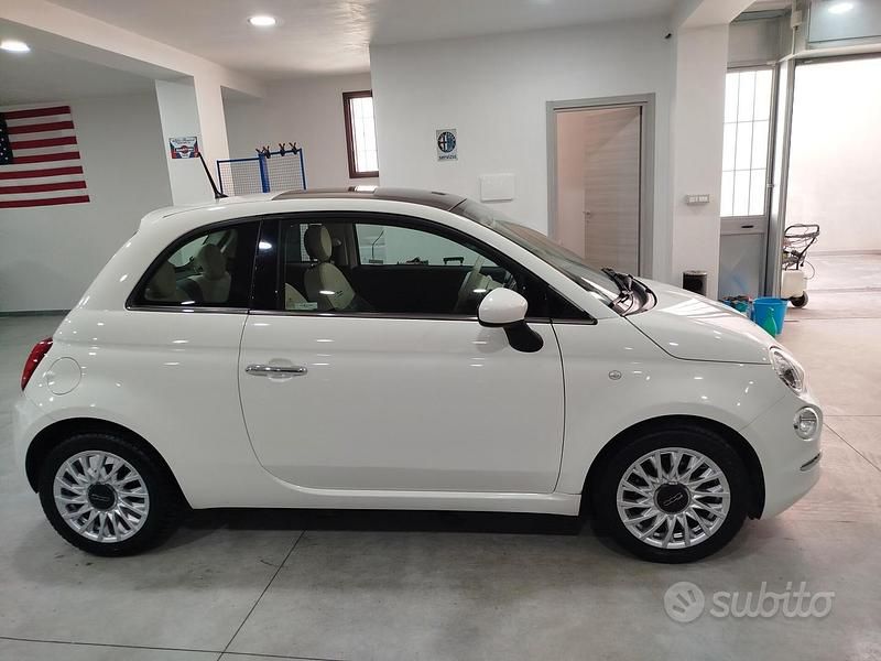 Usata Fiat 500 Lounge 69 CV (50 kW) 2017 Bianco Berlina