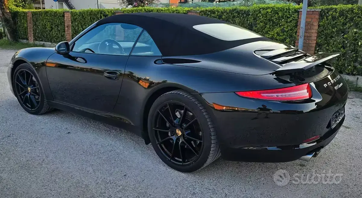 Usata Porsche 911 Carrera Cabriolet 350 CV (257 kW) 2013 Nero Cabrio