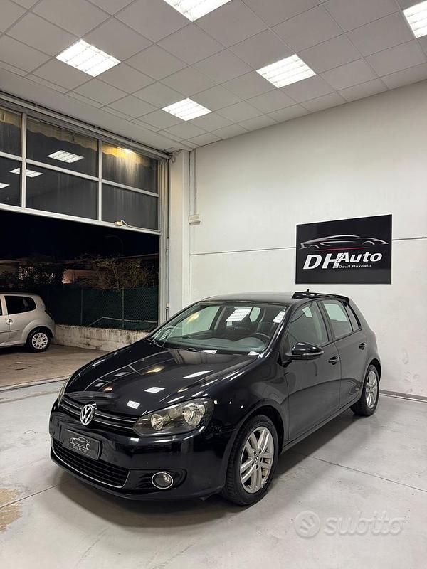 Usata VW Golf VI Highline 122 CV (89 kW) 2011 Nero Utilitaria