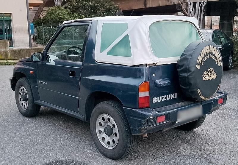 Usata Suzuki Vitara 97 CV (71 kW) 1996 Blu Cabrio