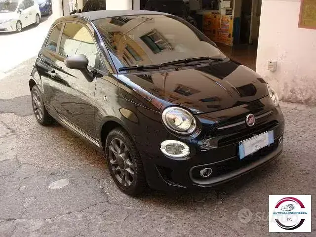 Usata Fiat 500C Sport 69 CV (50 kW) 2019 Nero Cabrio