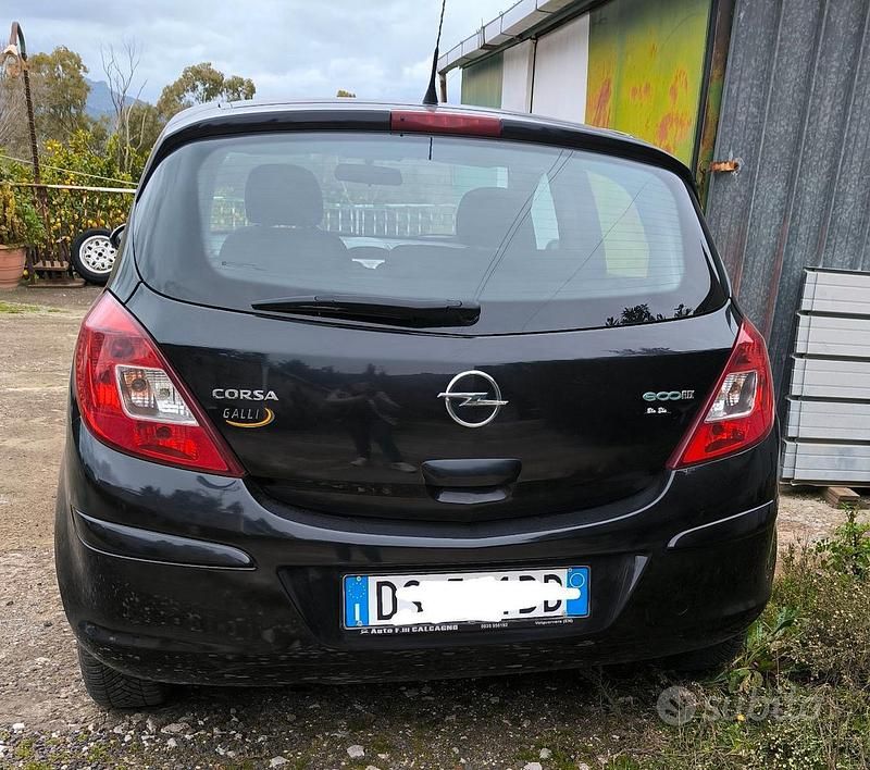 Usata Opel Corsa Eco 2008 Nero Utilitaria