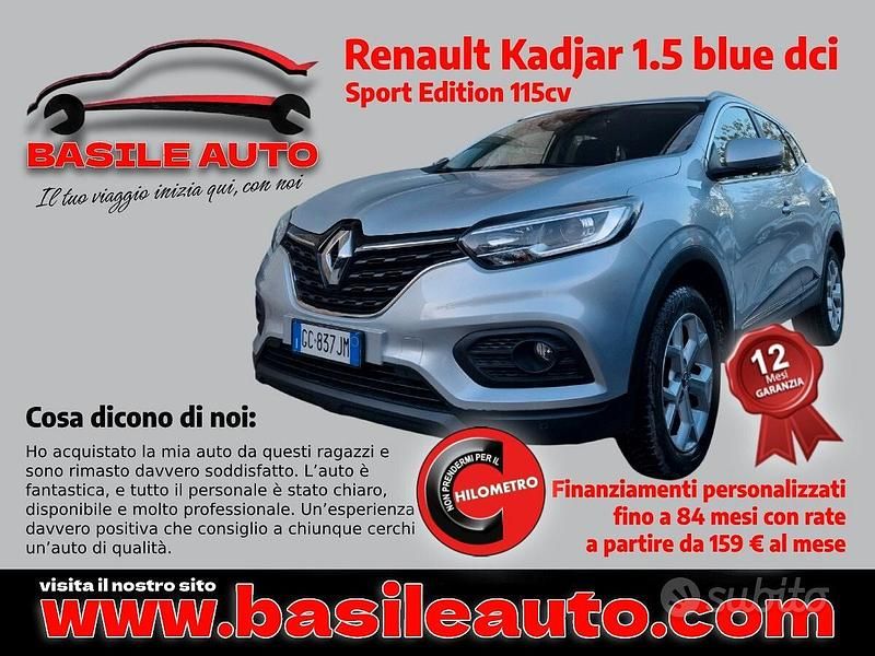 Grigio Usata 2020 Renault Kadjar SUV | 16.500 € (Buon prezzo) - Immagine 1/4
