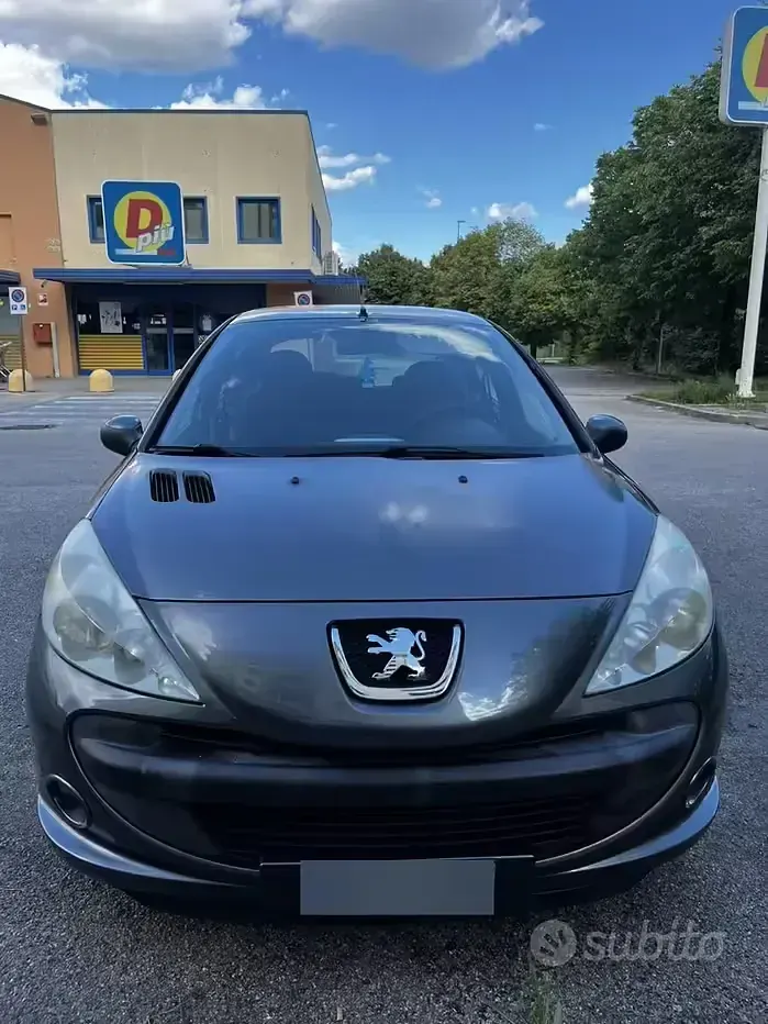 Usata Peugeot 206 60 CV (44 kW) 2012 Grigio Berlina
