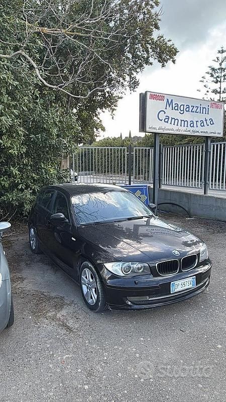 Usata BMW 118 143 CV (105 kW) 2008 Nero Utilitaria