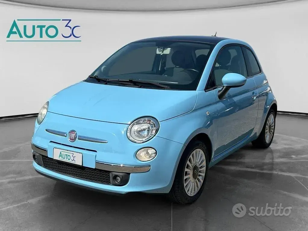 Usata Fiat 500 Lounge 69 CV (50 kW) 2011 Blu Berlina
