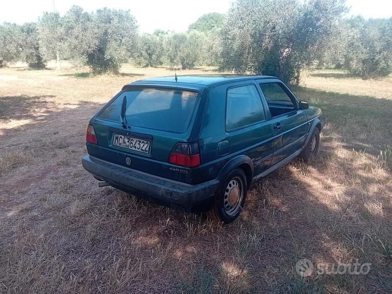 Usata VW Golf II 1984 Verde Utilitaria
