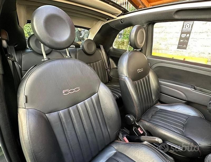 Usata Fiat 500C Lounge 69 CV (50 kW) 2014 Grigio Cabrio