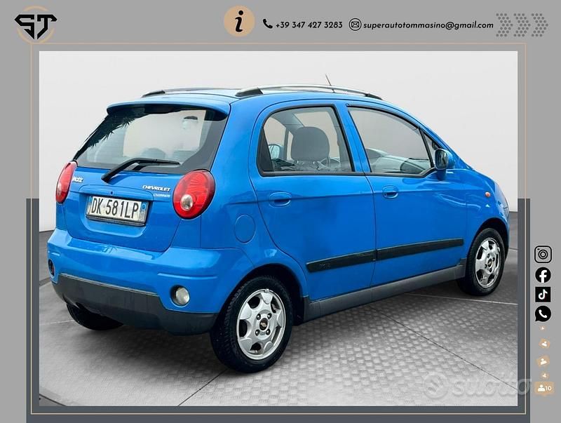 Usata Chevrolet Matiz SE 51 CV (37 kW) 2007 Blu Utilitaria