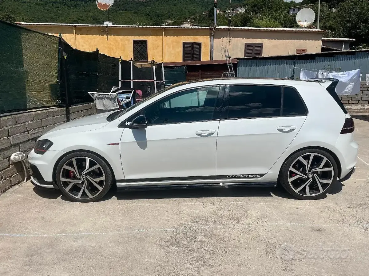 Usata VW Golf VII GTI Clubsport 265 CV (194 kW) 2016 Bianco Berlina