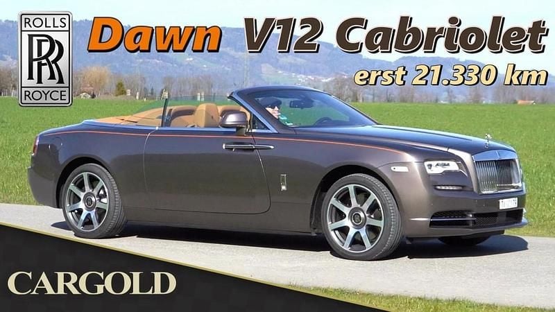 Usata Rolls Royce Dawn 571 CV (419 kW) 2016 Grigio Cabrio