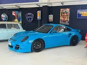 Usata Porsche 911 Turbo 480 CV (353 kW) 2007 Blu Coupé