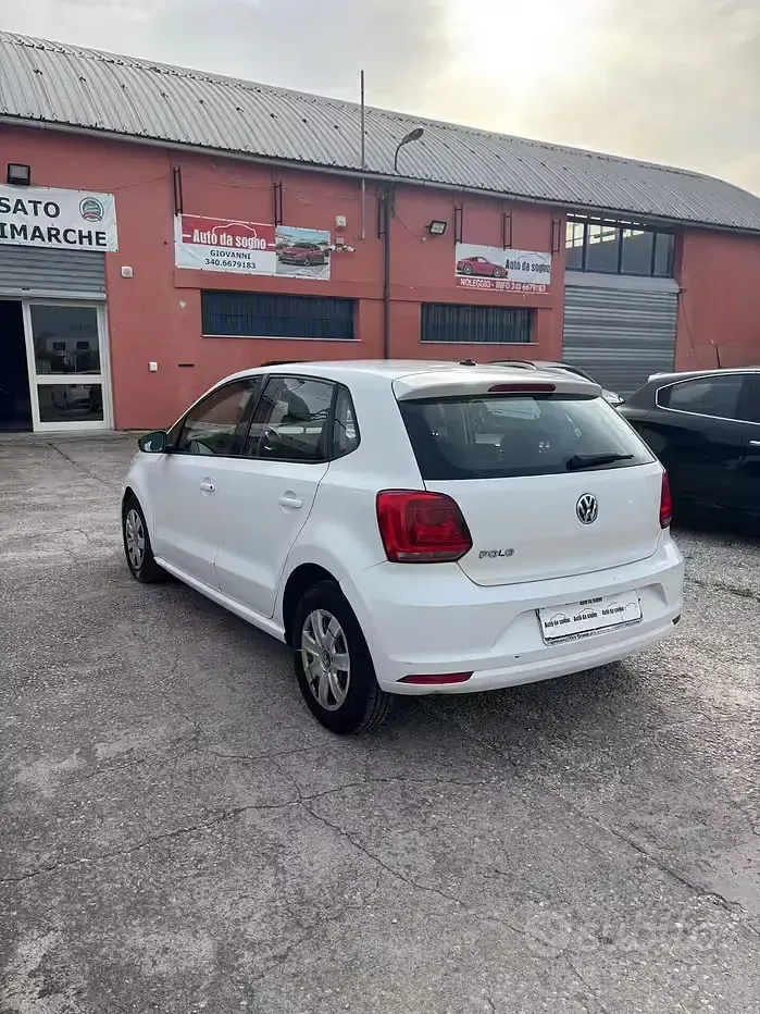 Usata VW Polo Trendline 60 CV (44 kW) 2014 Bianco Berlina