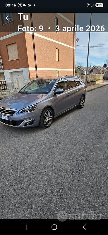 Usata Peugeot 308 Allure 120 CV (88 kW) 2016 Grigio Station wagon