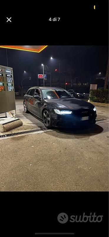 Usata Audi A6 S-Line 204 CV (150 kW) 2014 Nero Station wagon