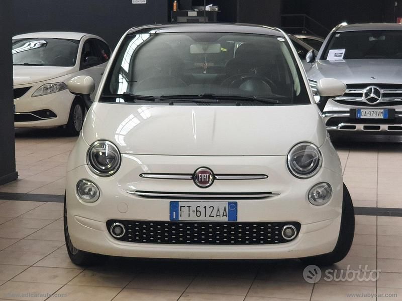 Usata Fiat 500 Lounge 69 CV (50 kW) 2018 Bianco Berlina