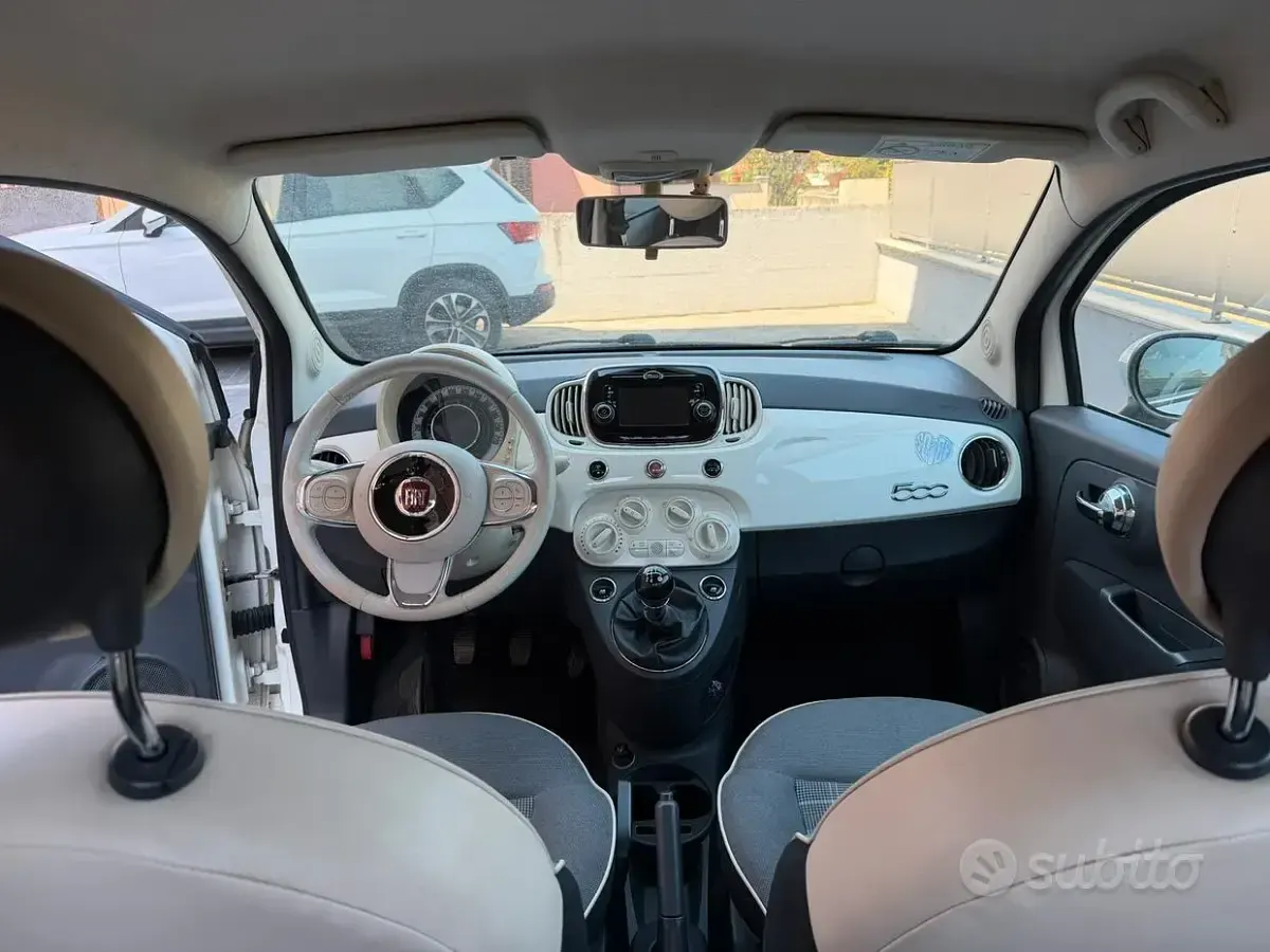 Usata Fiat 500 Lounge 69 CV (50 kW) 2016 Bianco Berlina
