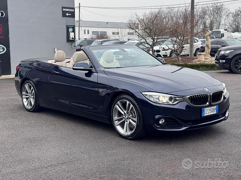Usata BMW 425 M Sport 218 CV (160 kW) 2015 Blu Coupé