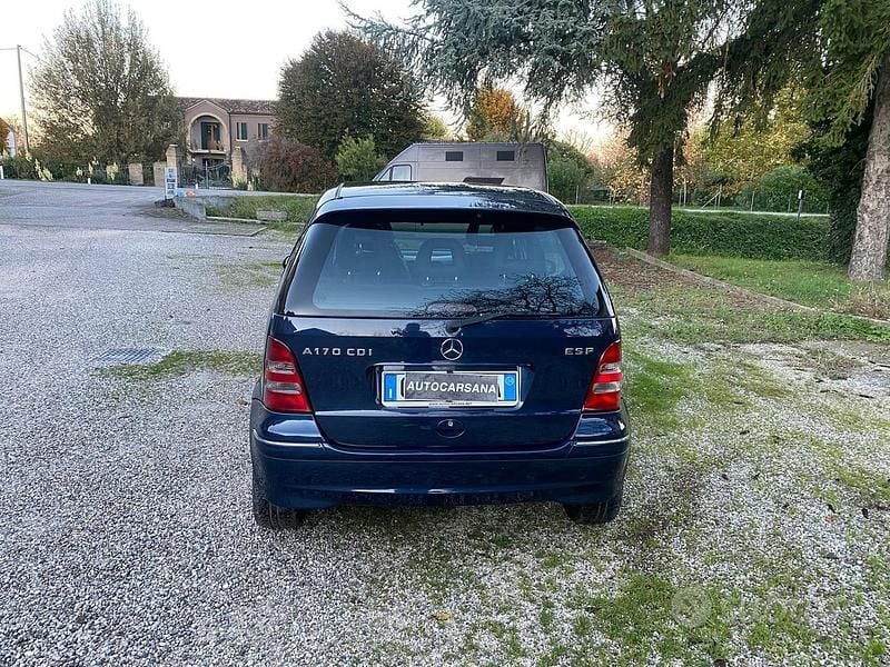 Usata Mercedes A170 95 CV (69 kW) 2004 Blu Berlina