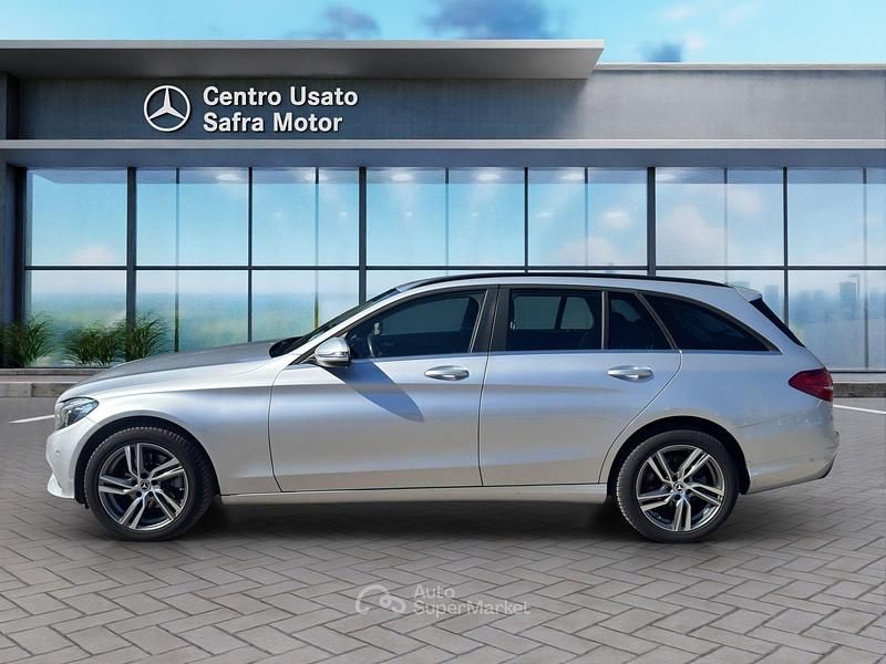 Usata Mercedes C220 170 CV (125 kW) 2020 Argento Station wagon