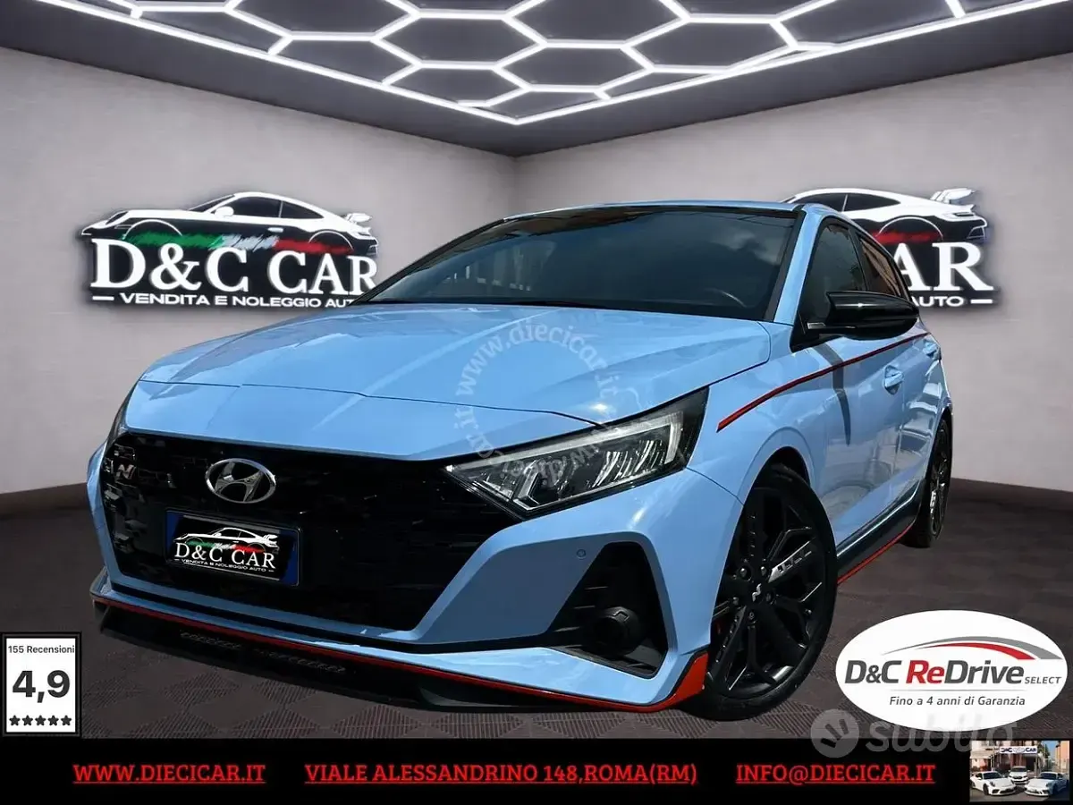 Usata Hyundai i20 N Performance 204 CV (150 kW) 2023 Blu Utilitaria