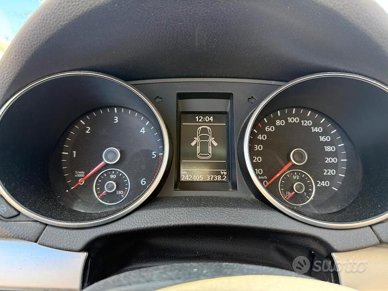Usata VW Golf VI 140 CV (102 kW) 2011 Blu Utilitaria