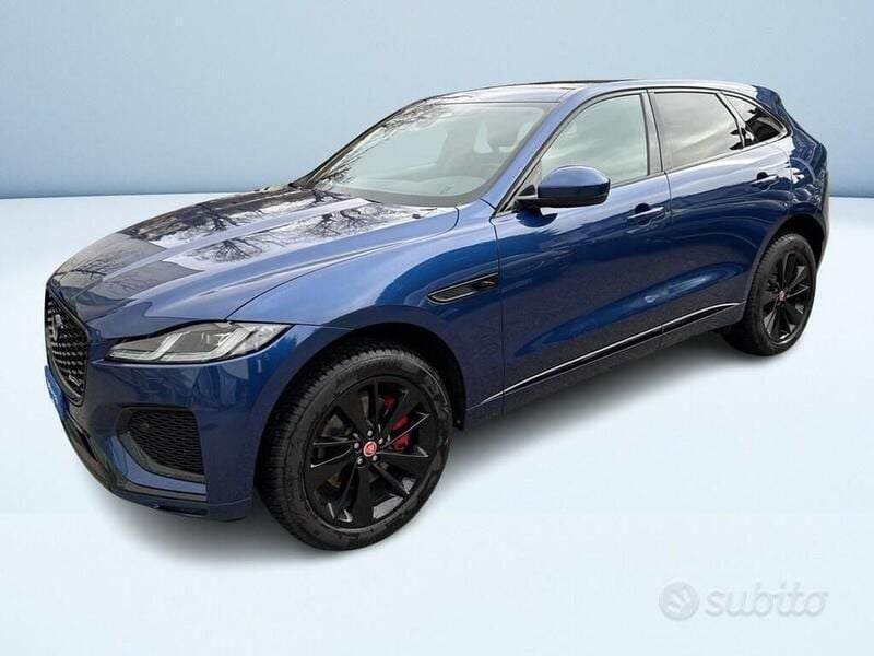 Blu Usata 2022 Jaguar F-Pace R-Dynamic SUV | 47.400 € (Buon prezzo) - Immagine 1/4