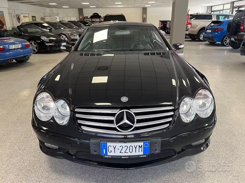 Usata Mercedes SL55 AMG AMG 500 CV (367 kW) 2004 Nero Cabrio