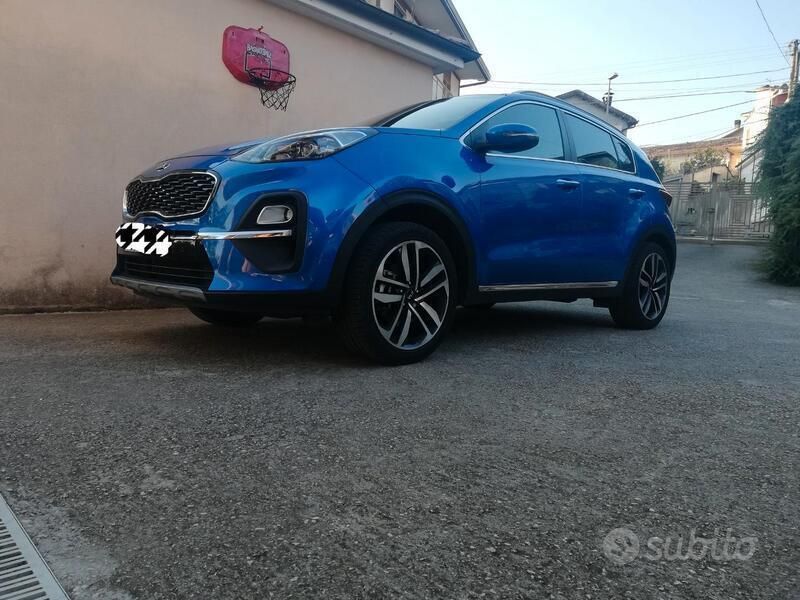 Blu/azzurro Usata 2020 Kia Sportage Style SUV | 19.000 € (Buon prezzo) - Immagine 1/4