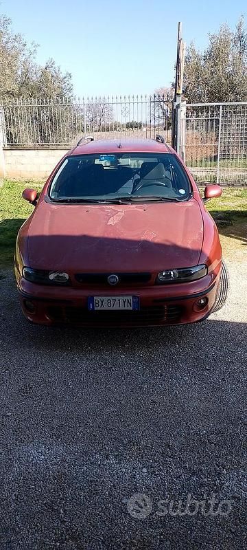 Usata Fiat Marea Weekend 110 CV (80 kW) 2001 Rosso Station wagon