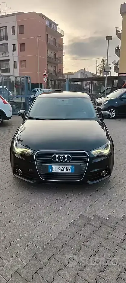 Usata Audi A1 Ambition 105 CV (77 kW) 2011 Nero Utilitaria