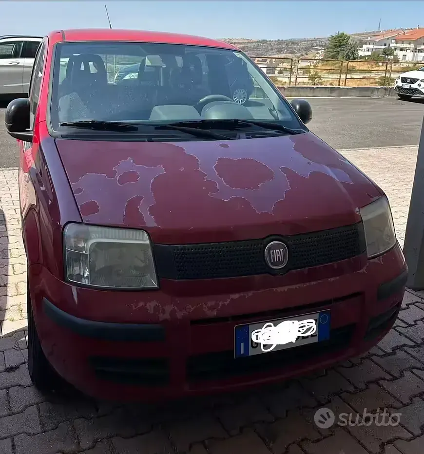 Usata Fiat Panda 54 CV (39 kW) 2009 Rosso Utilitaria