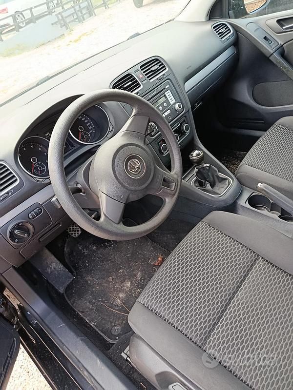 Usata VW Golf VI 2010 Nero Utilitaria