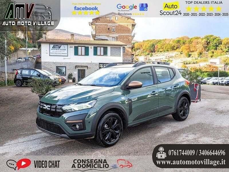 Nuova Dacia Sandero Extreme 91 CV (66 kW) 2025 Verde Berlina