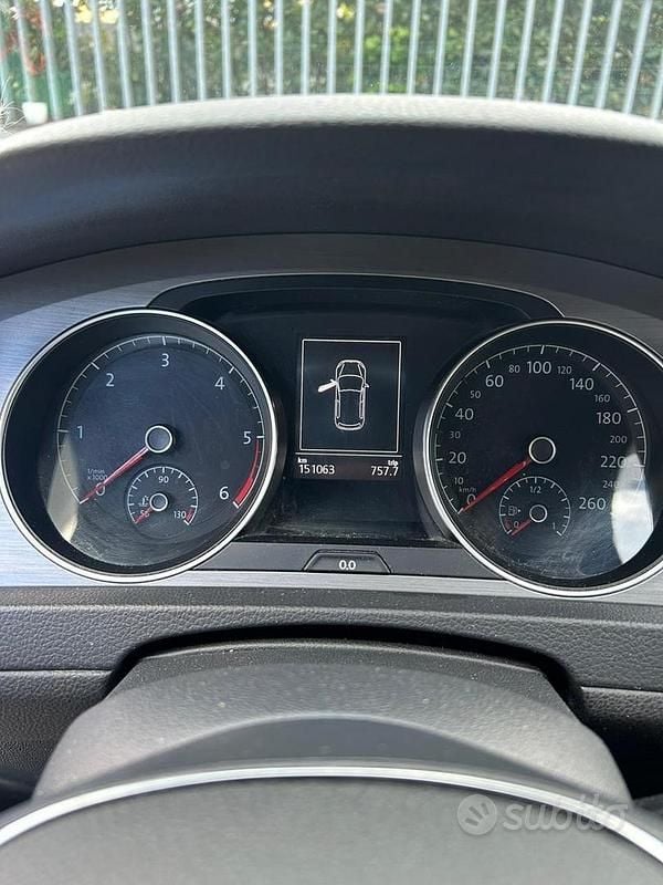 Usata VW Golf VII 90 CV (66 kW) 2015 Bianco Berlina