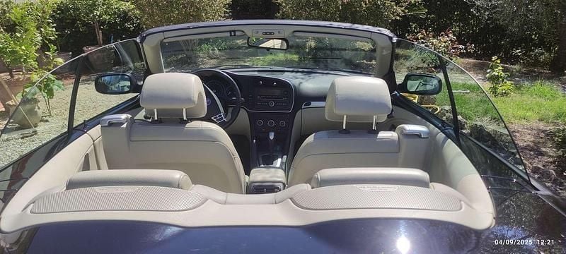 Usata Saab 9-3 Vector 150 CV (110 kW) 2008 Nero Cabrio