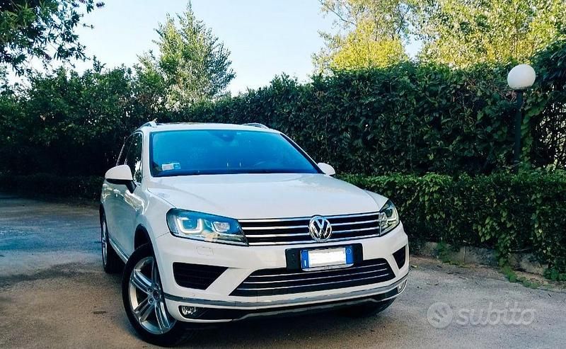 Usata VW Touareg 204 CV (150 kW) 2015 Bianco SUV