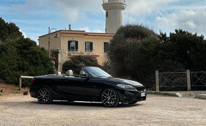 Usata BMW 220 M Sport 190 CV (139 kW) 2015 Nero Cabrio