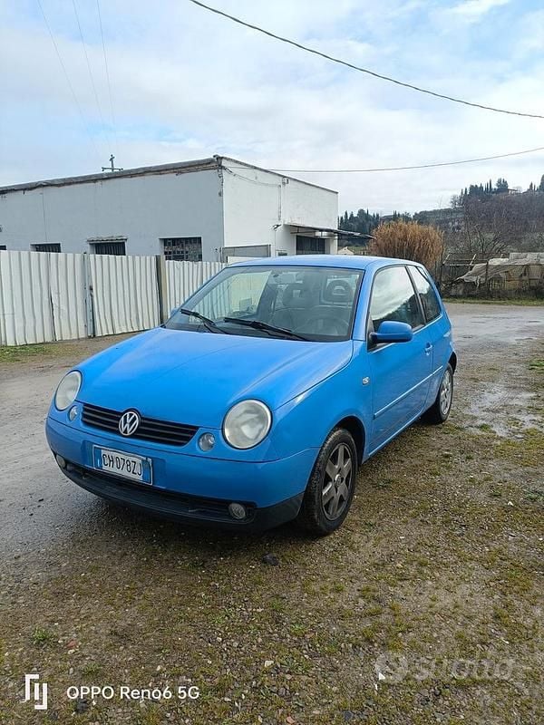 Usata VW Lupo Trendline 75 CV (55 kW) 2004 Blu Utilitaria