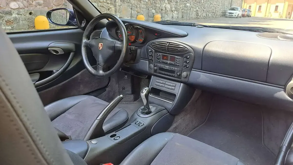 Usata Porsche 986 Boxster 220 CV (161 kW) 1996 Blu/azzurro Cabrio