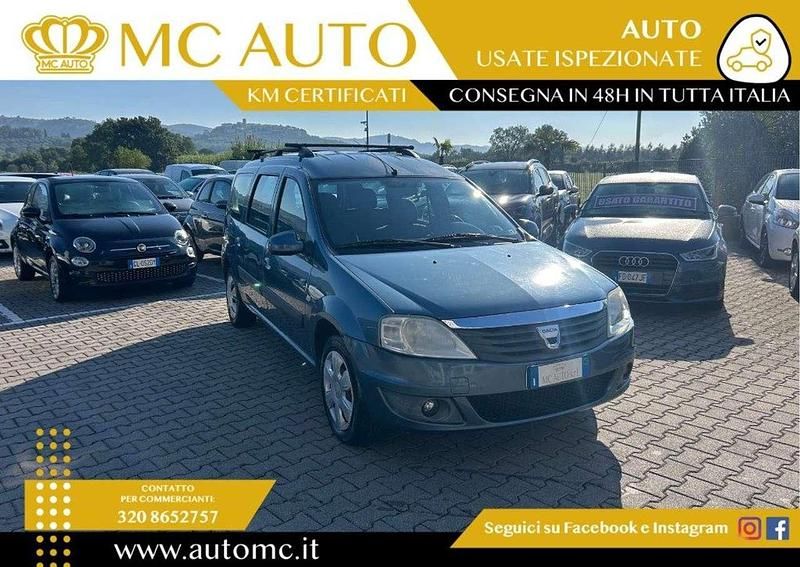 Grigio scuro Usata 2009 Dacia Logan MCV Ambiance Station wagon | 2499 € (Buon prezzo) - Immagine 1/4