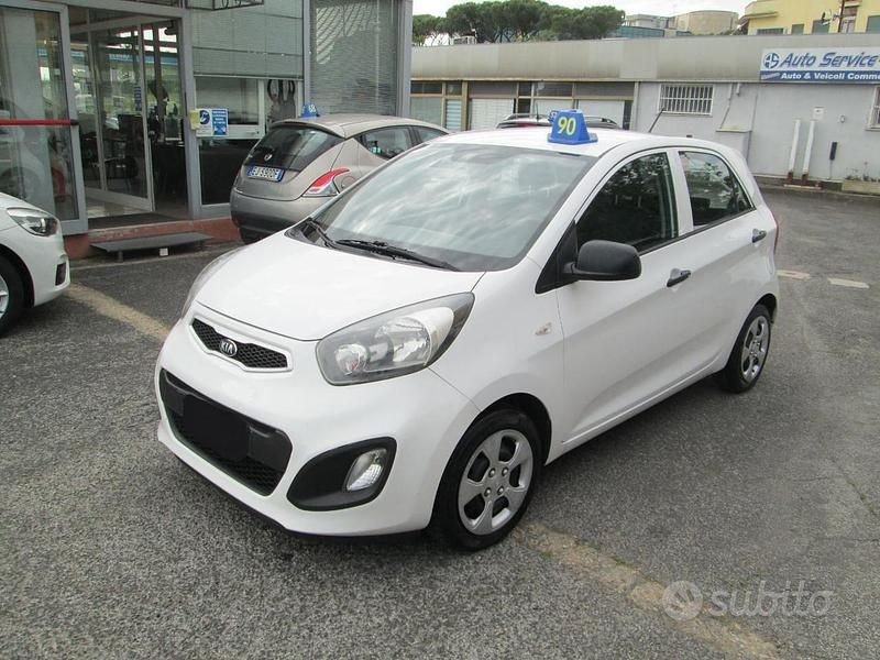 Usata Kia Picanto City 69 CV (50 kW) 2013 Bianco pastello Utilitaria
