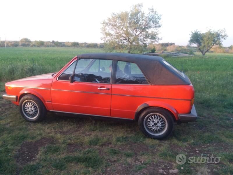 Usata VW Golf Cabriolet 54 CV (39 kW) 1983 Rosso Cabrio
