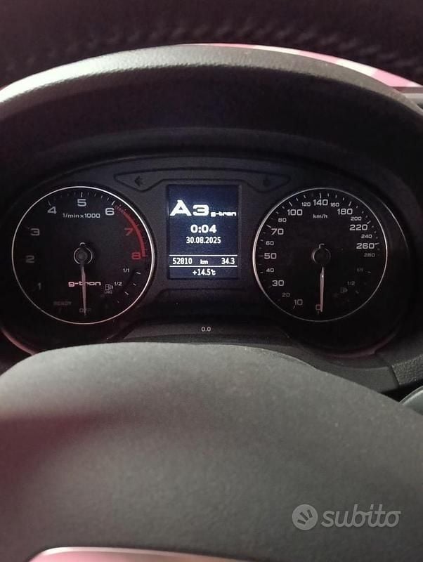 Usata Audi A3 Sportback g-tron 2016 Grigio Utilitaria