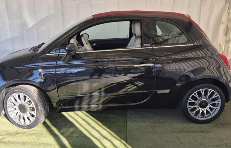 Usata Fiat 500C 69 CV (50 kW) 2017 Nero Cabrio