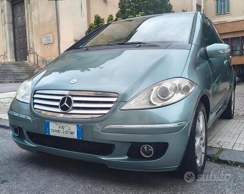 Usata Mercedes A160 Elegance 110 CV (80 kW) 2005 Verde Berlina