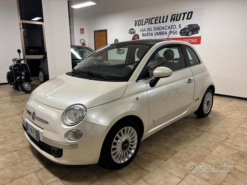 Usata Fiat 500 69 CV (50 kW) 2008 Bianco Berlina
