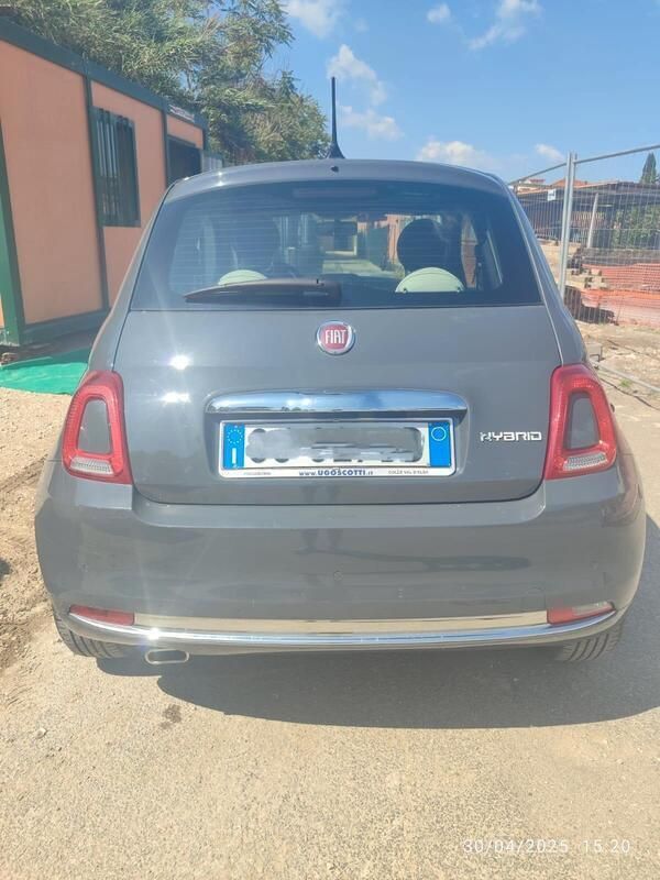 Usata Fiat 500 Dolcevita 70 CV (51 kW) 2022 Grigio Berlina