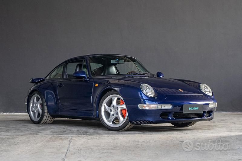 Usata Porsche 993 Turbo 1995 Blu Coupé