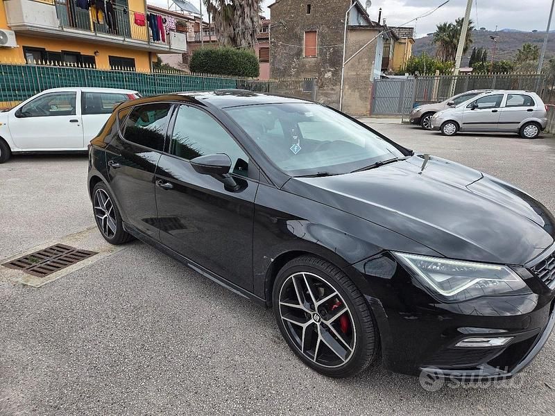 Usata Seat Leon 131 CV (96 kW) 2019 Nero Berlina